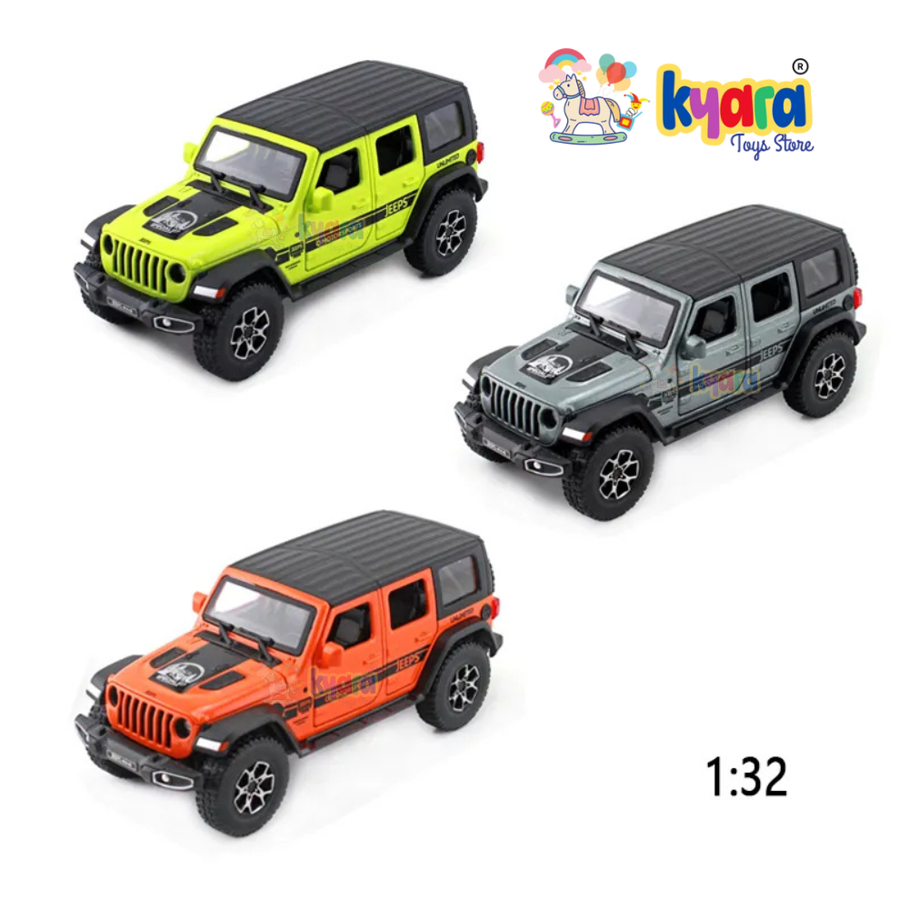 Wrangler Rubicon Thar Jeep Scale Model Metal Car- All Model