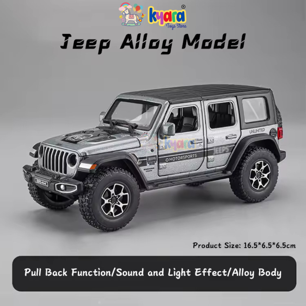 Wrangler Rubicon Thar Jeep Scale Model Metal Car- All Model