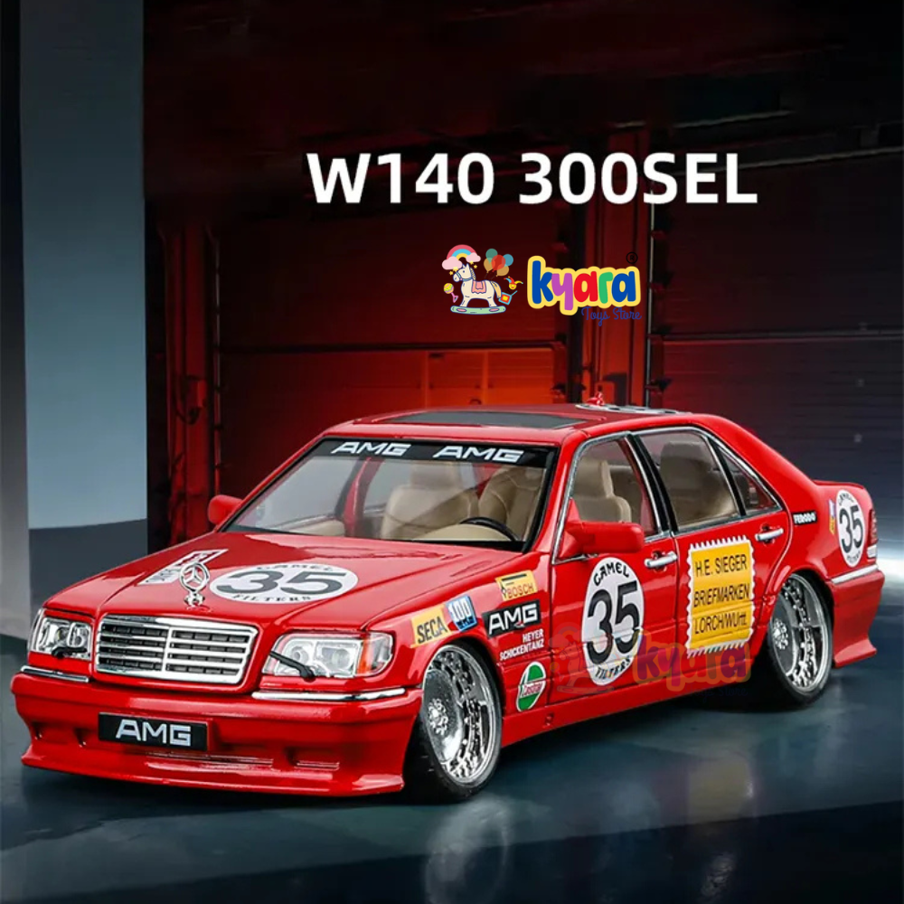 Mercedes Benz W140 300sel Scale Model Diecast Metalcar - All Size