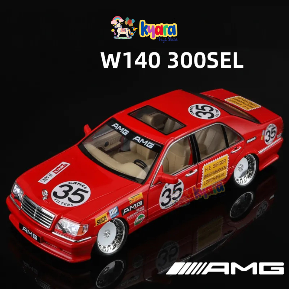 Mercedes Benz W140 300sel Scale Model Diecast Metalcar - All Size