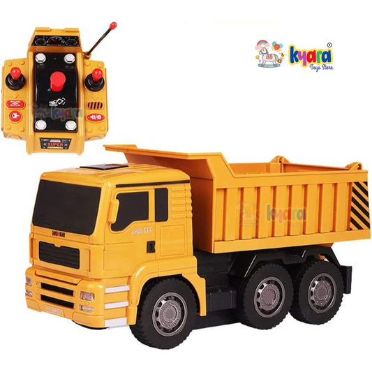 KYARA TOYS 1:24 Scale Diecast Remote Control Dump Truck