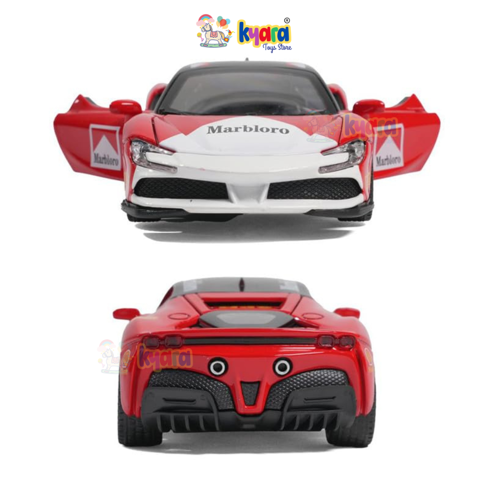 Ferrari SF90 Marlboro Race diecast scale model car miniature
