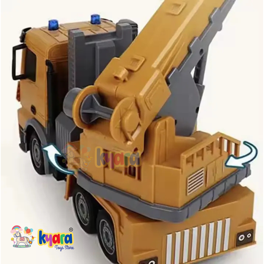 1:24 Scale Construction Truck 2.4GHz 6 Channels RC Crane Remote Control Engineering Vehicle Toys for Kids
