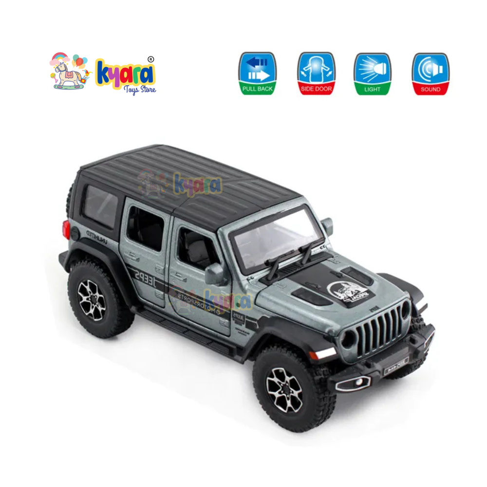 Wrangler Rubicon Thar Jeep Scale Model Metal Car- All Model