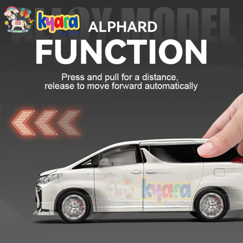 Toyota Alphard Scale Model Diecast Metalcar