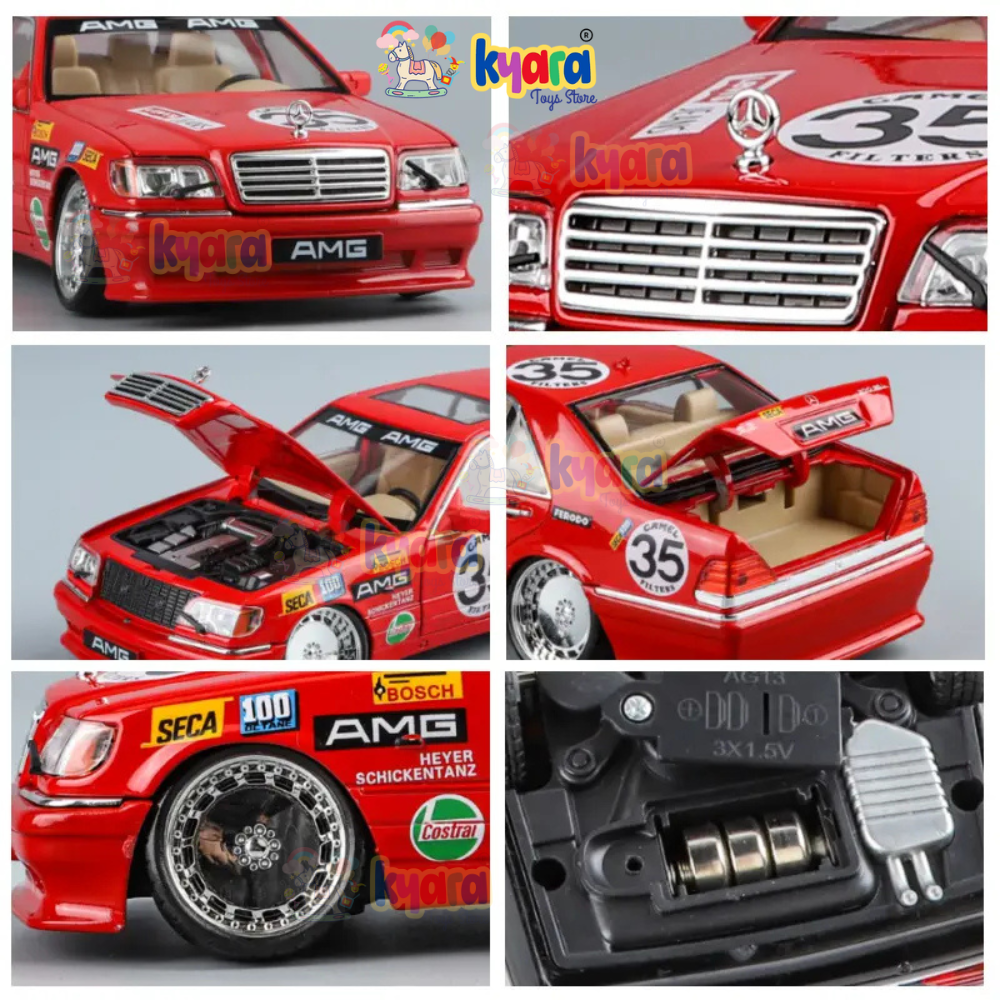 Mercedes Benz W140 300sel Scale Model Diecast Metalcar - All Size