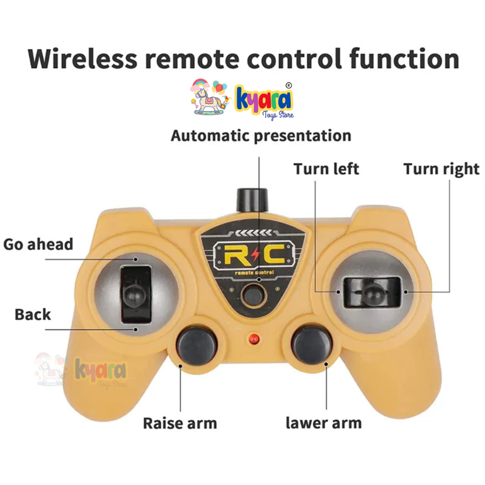 1:24 Scale Construction Truck 2.4GHz 6 Channels RC Crane Remote Control Engineering Vehicle Toys for Kids