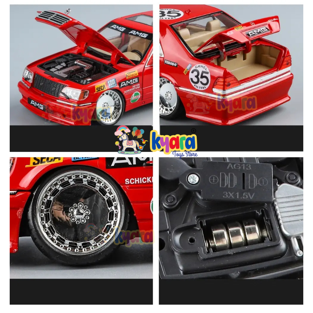 Mercedes Benz W140 300sel Scale Model Diecast Metalcar - All Size