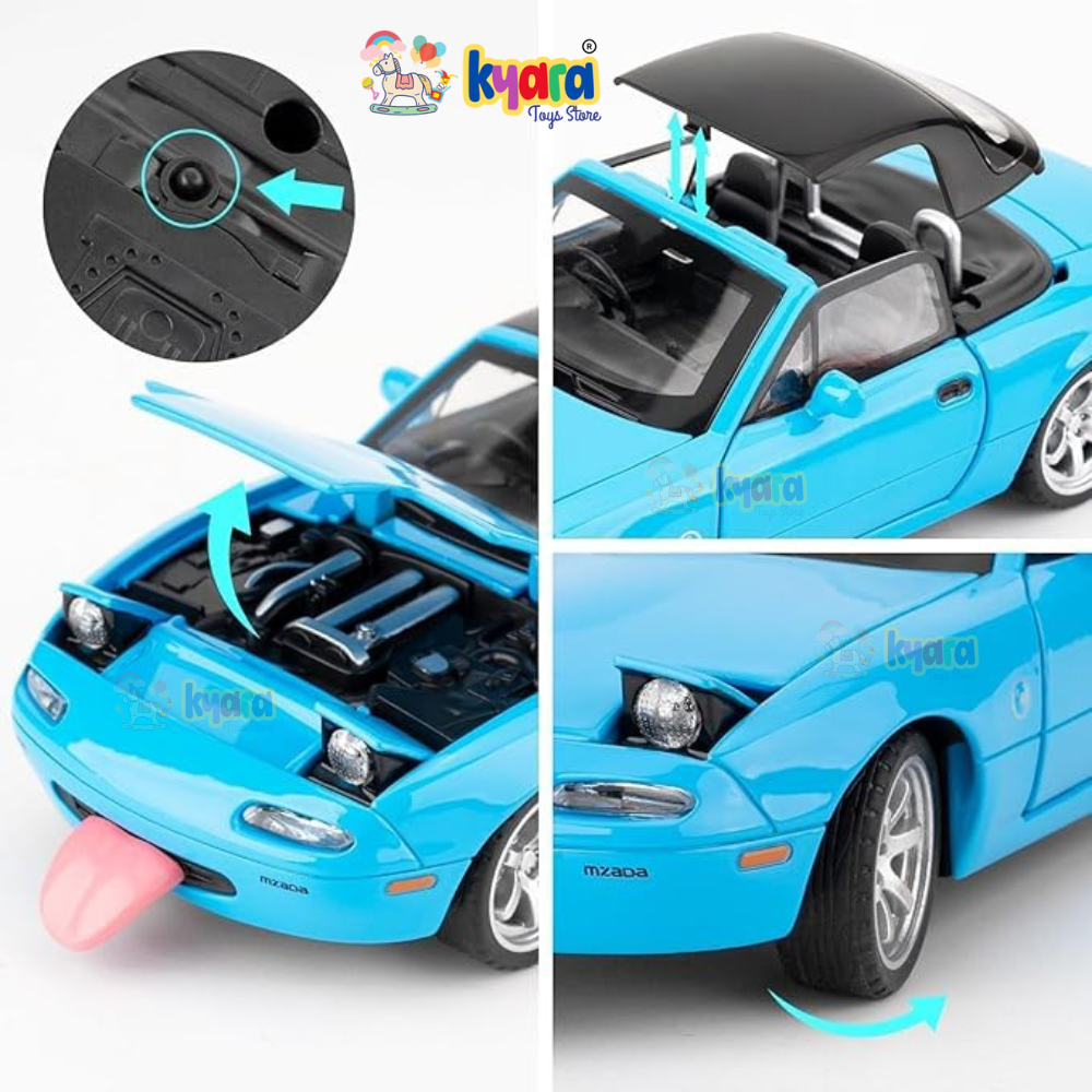 Mazda Miata Mx5 Scale Model Diecast Metalcar - All Size