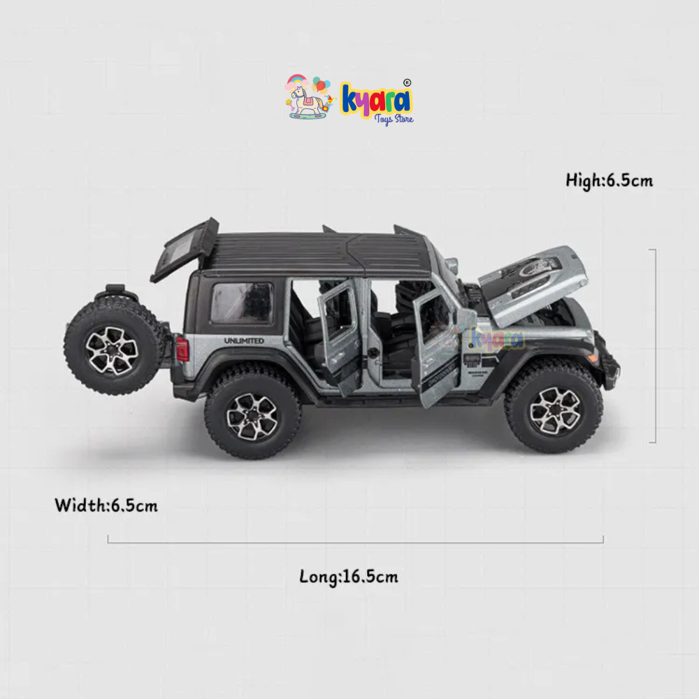 Wrangler Rubicon Thar Jeep Scale Model Metal Car- All Model