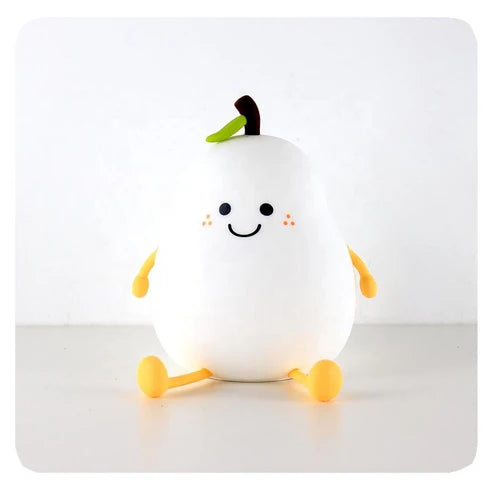 Cute Smile Pear Shape Night Light Lamp