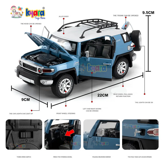 Toyota Fj Cruiser Scale Model Diecast Metalcar