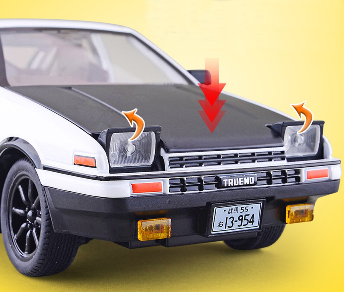 Toyota Ae-86 Scale Model Diecast Metalcar - All Size