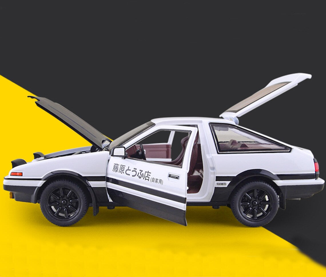 Toyota Ae-86 Scale Model Diecast Metalcar - All Size
