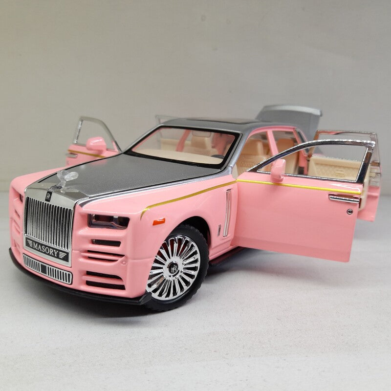 Rolls Royce Phantom Pink Scale Model Diecast Metalcar - All Size
