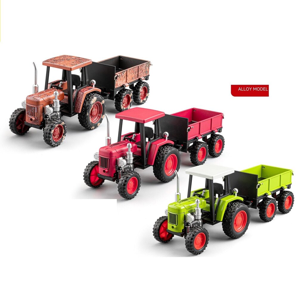 Tractor with Trailer 1:24 Diecast Scale Model