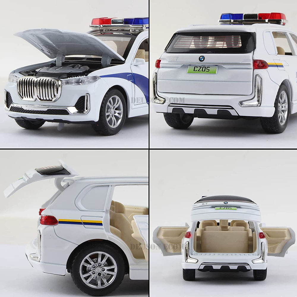 Bmw Police Scale Model Diecast Metalcar
