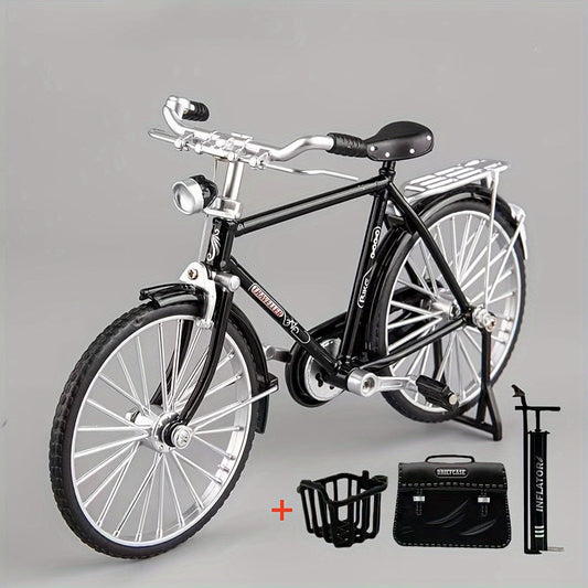 Vintage bicycle 1:10 diecast scale model