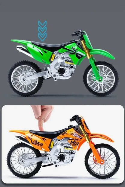 Kawasaki KX450F Dirt Bike Diecast Alloy Model Bike