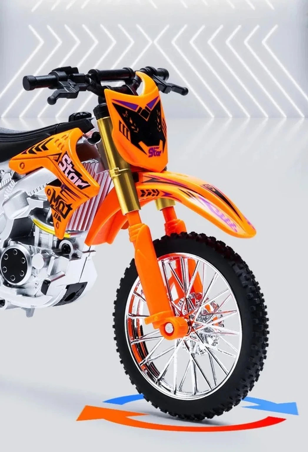 Kawasaki KX450F Dirt Bike Diecast Alloy Model Bike