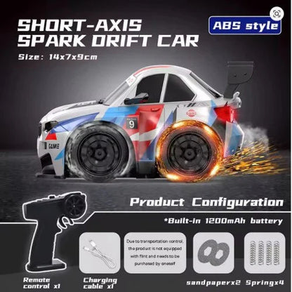 Fire Car - High - Speed RC Driftt Car With Sparkling