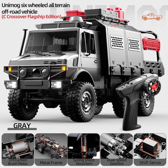 JJRC C8823C Unimog Off-Road 2-Speed Brushed RC Rock Crawler Truck