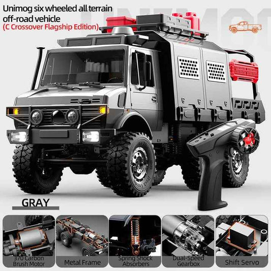 JJRC C8823C Unimog Off-Road 2-Speed Brushed RC Rock Crawler Truck