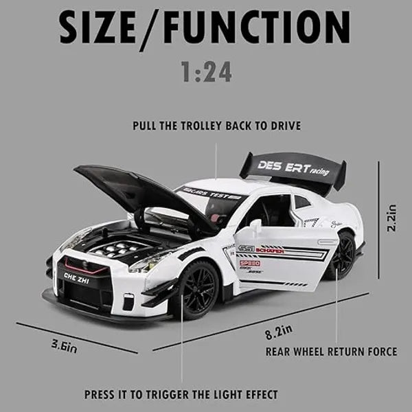 Nissan Gtr Super Sport Scale Model Diecast Metalcar - All Size