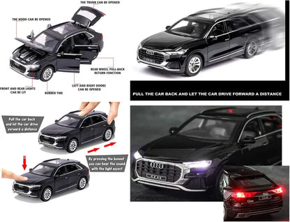 Audi Q8 Scale Model Diecast Metalcar - All Size