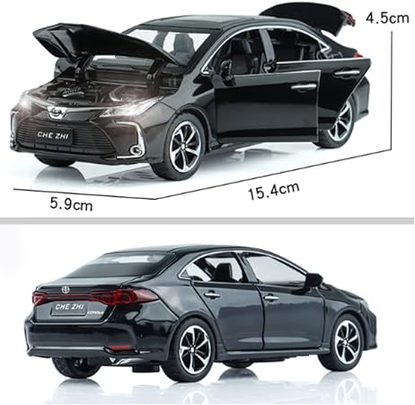 Toyota Corolla Scale Model Diecast Metalcar - All Size
