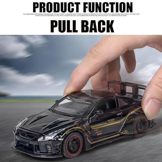 Nissan Gtr Scale Model Diecast Metalcar - All Size