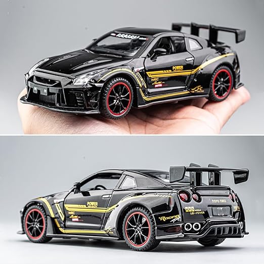 Nissan Gtr Scale Model Diecast Metalcar - All Size