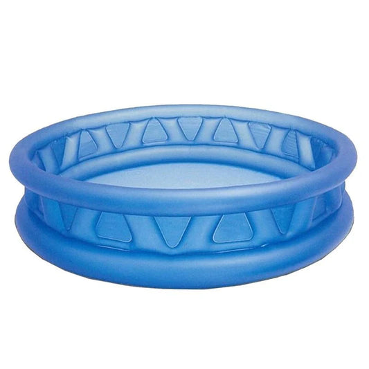 6 FT ROUND PORTABLE INFLATABLE & FOLDABLE SWIMMING POOL OUTDOOR & INDOOR WATER SWIMMING POOL FOR KIDS & ADULTS
