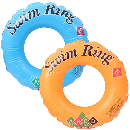 SWIM RING TUBE PORTABLE INFLATABLE & FOLDABLE SWIMMING TUBE OUTDOOR & INDOOR WATER SWIMMING TUBE FOR KIDS & ADULTS