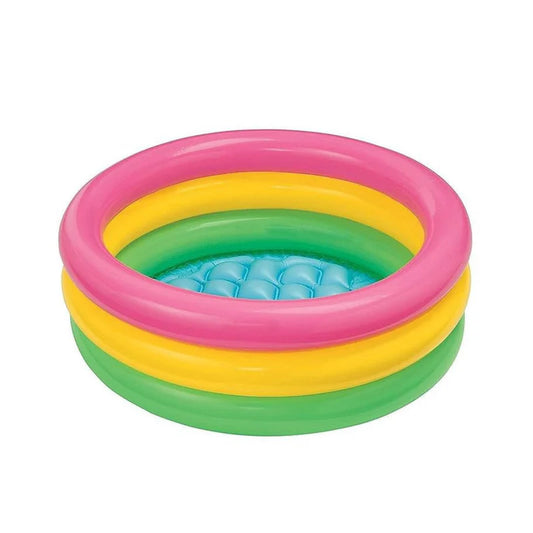 3 FT ROUND SHAPE PORTABLE INFLATABLE & FOLDABLE SWIMMING POOL OUTDOOR & INDOOR WATER SWIMMING POOL FOR KIDS & ADULTS