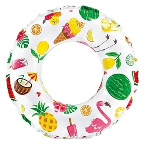 FRUITS THEME SWIM TUBE PORTABLE INFLATABLE & FOLDABLE SWIMMING TUBE OUTDOOR & INDOOR WATER SWIMMING TUBE FOR KIDS & ADULTS
