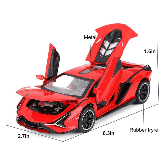 Lamborghini Sian Scale Model Diecast Metalcar - All Size