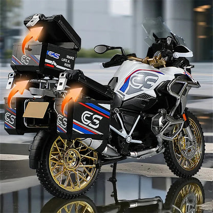 BMW R1250 GS Adventure 1:10 Diecast Alloy Model Bike