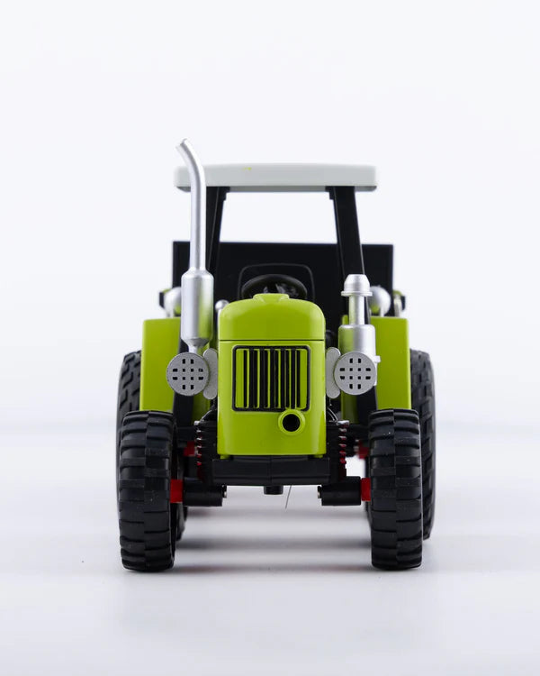 Classic Red Tractor with Trailer Diecast Model 1:24 Scale