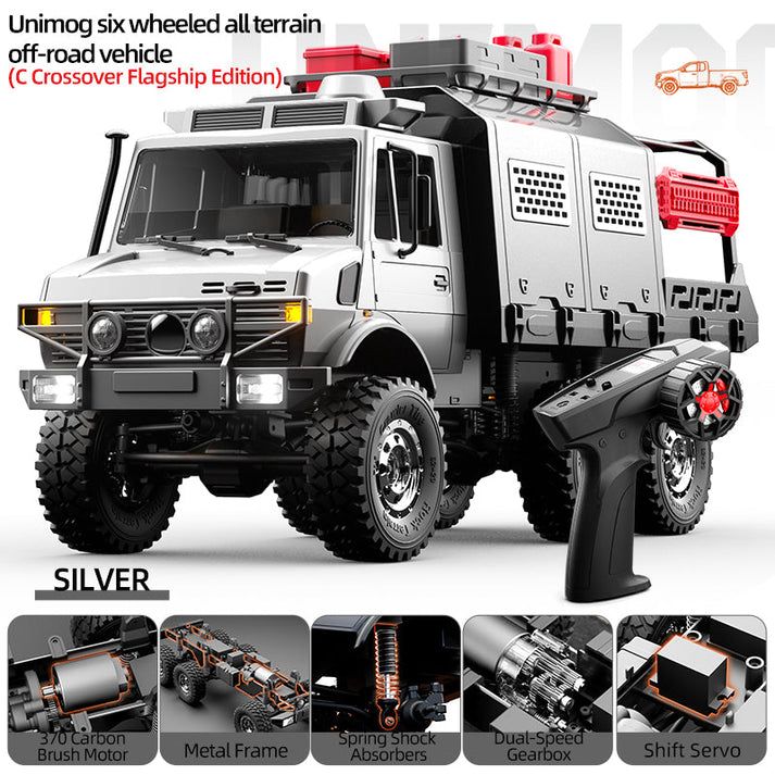 JJRC C8823C Unimog Off-Road 2-Speed Brushed RC Rock Crawler Truck