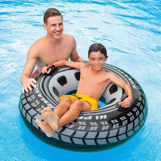 TYRE THEME PORTABLE INFLATABLE & FOLDABLE SWIMMING POOL OUTDOOR & INDOOR WATER SWIMMING POOL FOR KIDS & ADULTS