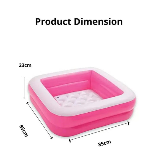 3 FT PORTABLE INFLATABLE & FOLDABLE SWIMMING POOL OUTDOOR & INDOOR WATER SWIMMING POOL FOR KIDS & ADULTS