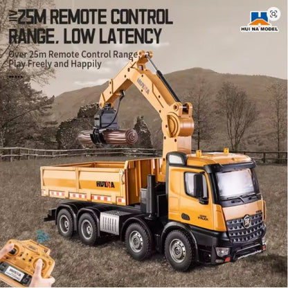 Huina 1538 1:14 Alloy 26-Channel RC Construction Crane Truck