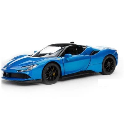 Ferrari Sf90 Scale Model Diecast Metalcar - All Size