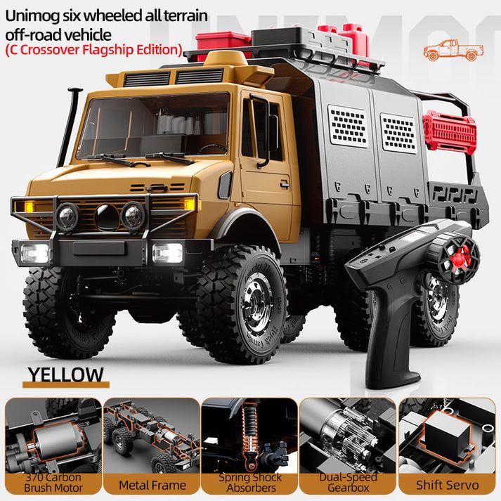 JJRC C8823C Unimog Off-Road 2-Speed Brushed RC Rock Crawler Truck