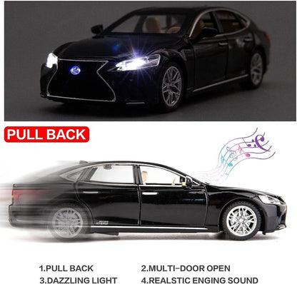 Lexus Ls500h Scale Model Diecast Metalcar - All Size