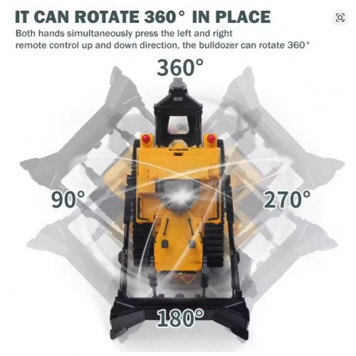 Huina 1554 RC Construction Bulldozer