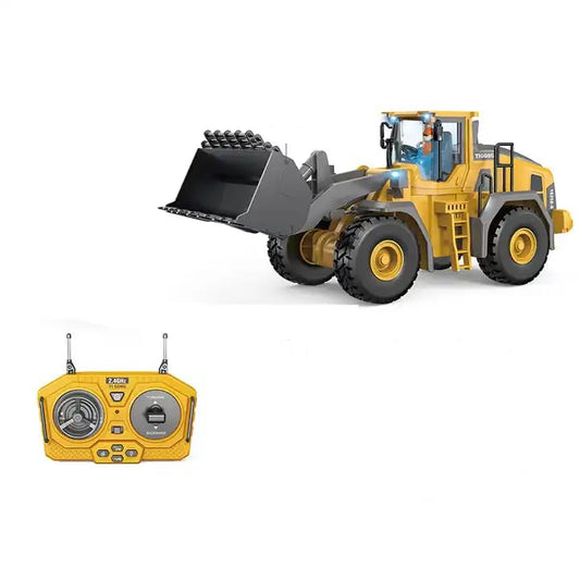 Remote Control Excavator Truck Toy - 9 Channel Construction Vehicle with Metal Arm & 2.4GHz Control (6-10 Years)