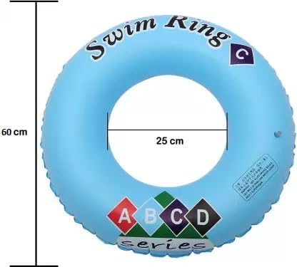 SWIM RING TUBE PORTABLE INFLATABLE & FOLDABLE SWIMMING TUBE OUTDOOR & INDOOR WATER SWIMMING TUBE FOR KIDS & ADULTS
