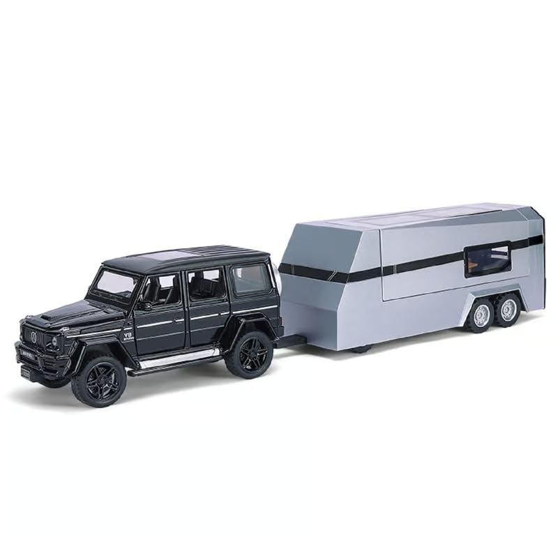 Mercedes-benz G63 Pick-up Trailer 1:24 Diecast Scale Model Car
